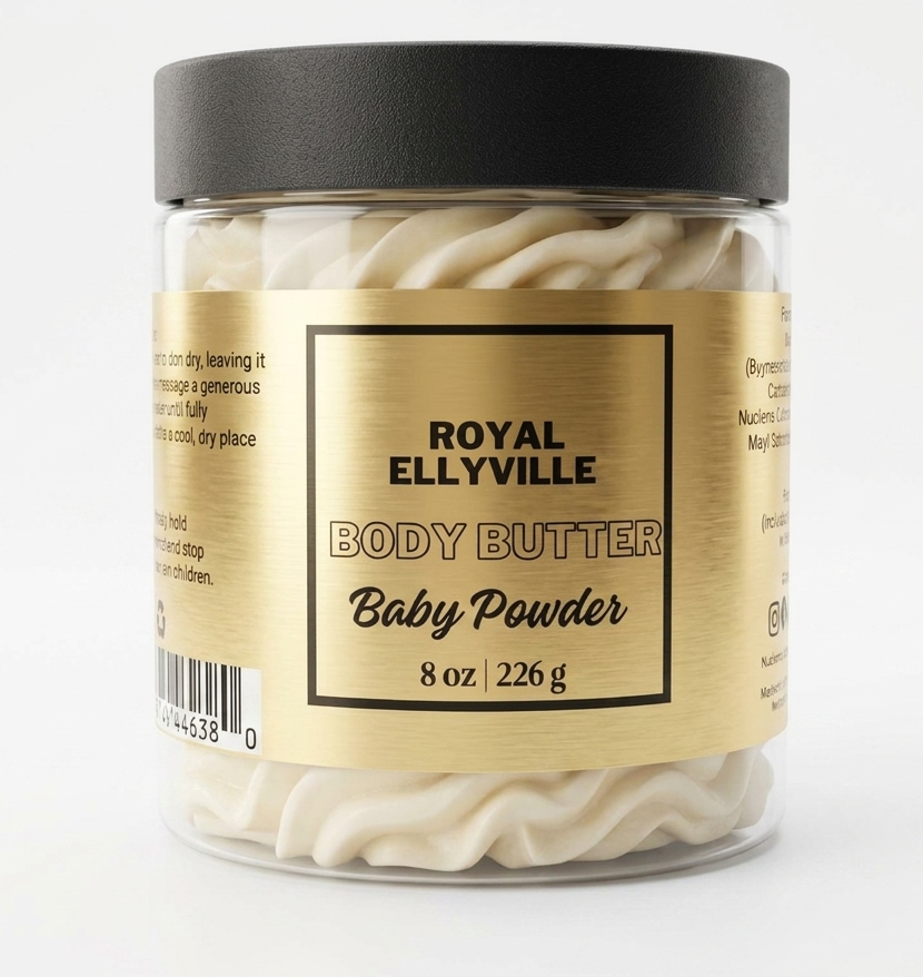 HD Ellyville Baby Powder Body Butter
